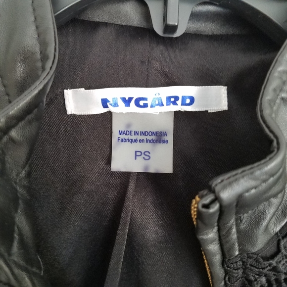 Leather Lace Black Jacket Small - Picture 9 of 9